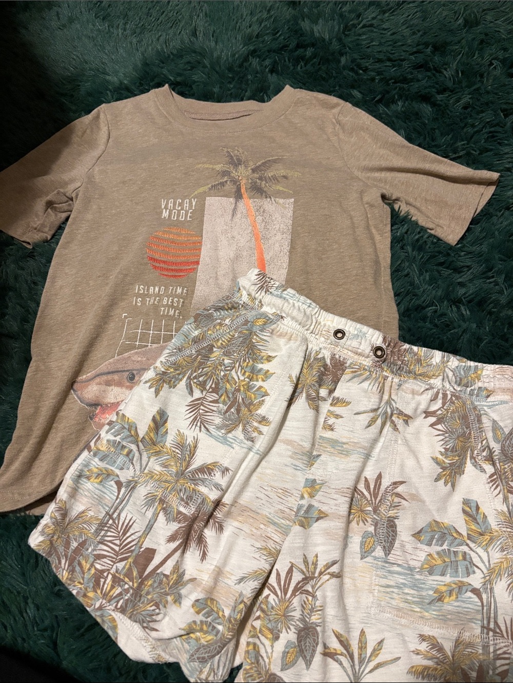 Boys Vacation Carter’s Outfit Tropical 8